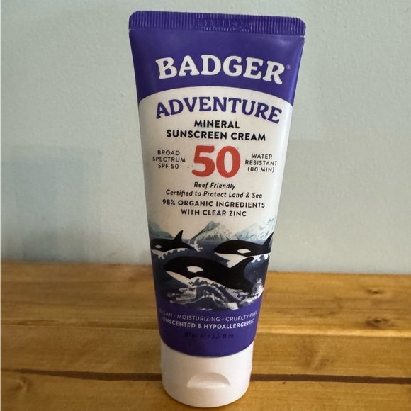 Badger Adventure Mineral Sunscreen Cream - Picture 1 of 1
